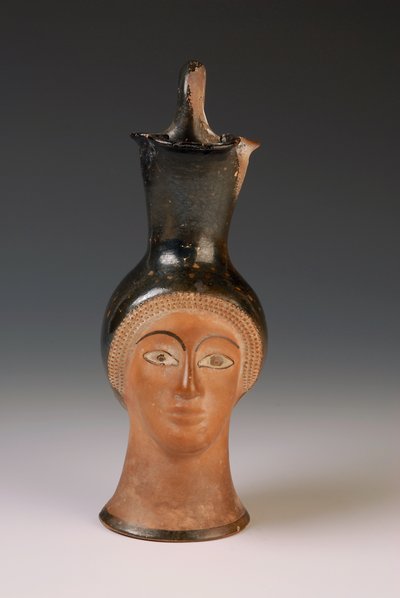 Oinochoe in Form eines Frauenkopfes von Greek